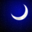 三日月夜空